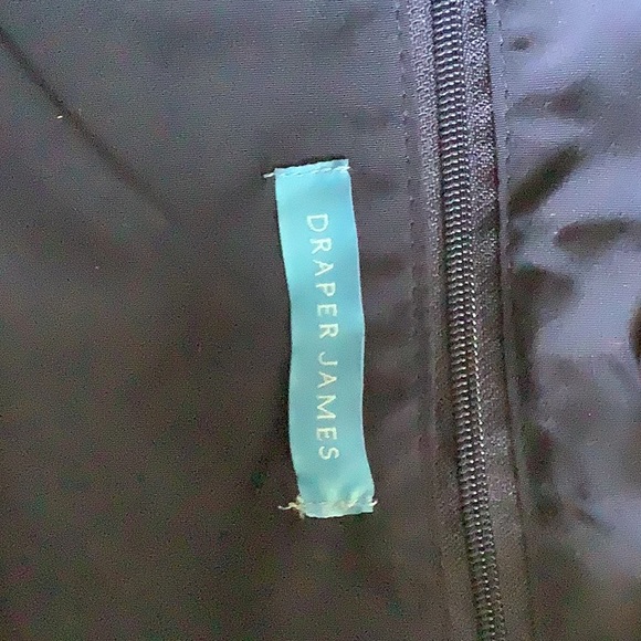 Draper James Straw Shoulder Bag with Blue & White Flower Scarf - Picture 2 of 2